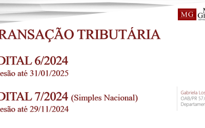 TRANSAÇÃO – EDITAIS PARA NEGOCIAÇÃO DE DÉBITOS INSCRITOS EM DÍVIDA ATIVA DA UNIÃO